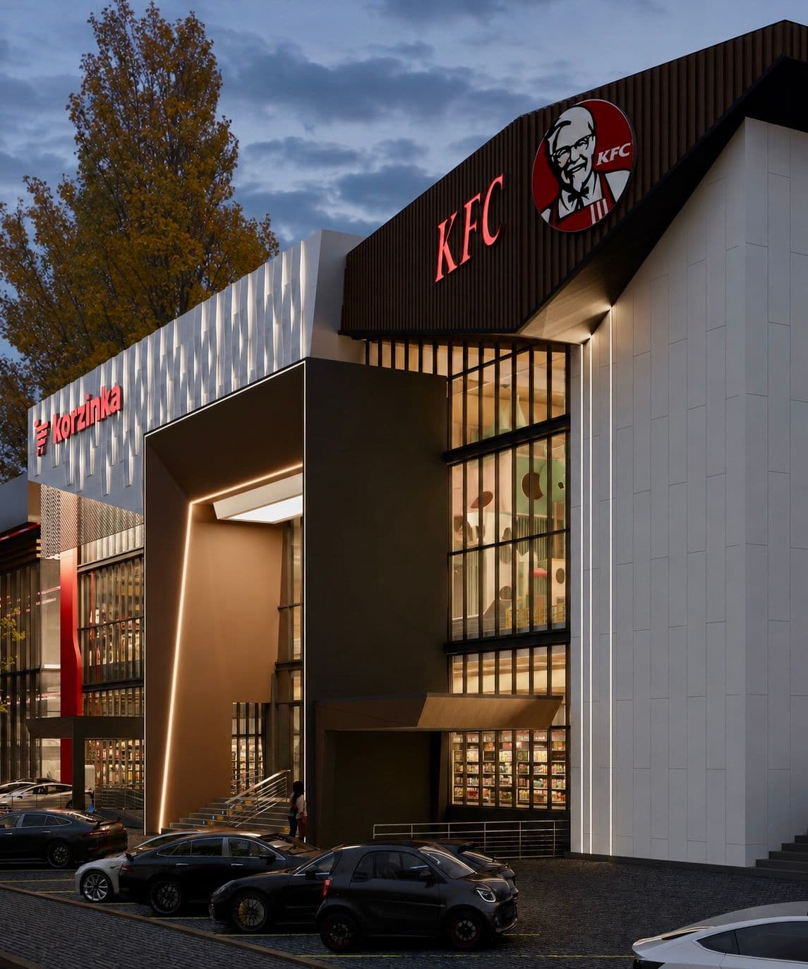 Korzinka & KFC Retail Complex