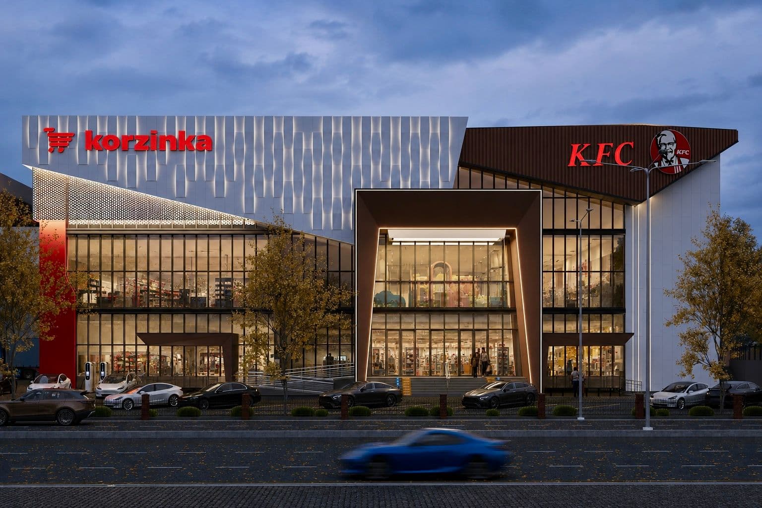 Korzinka & KFC Retail Complex