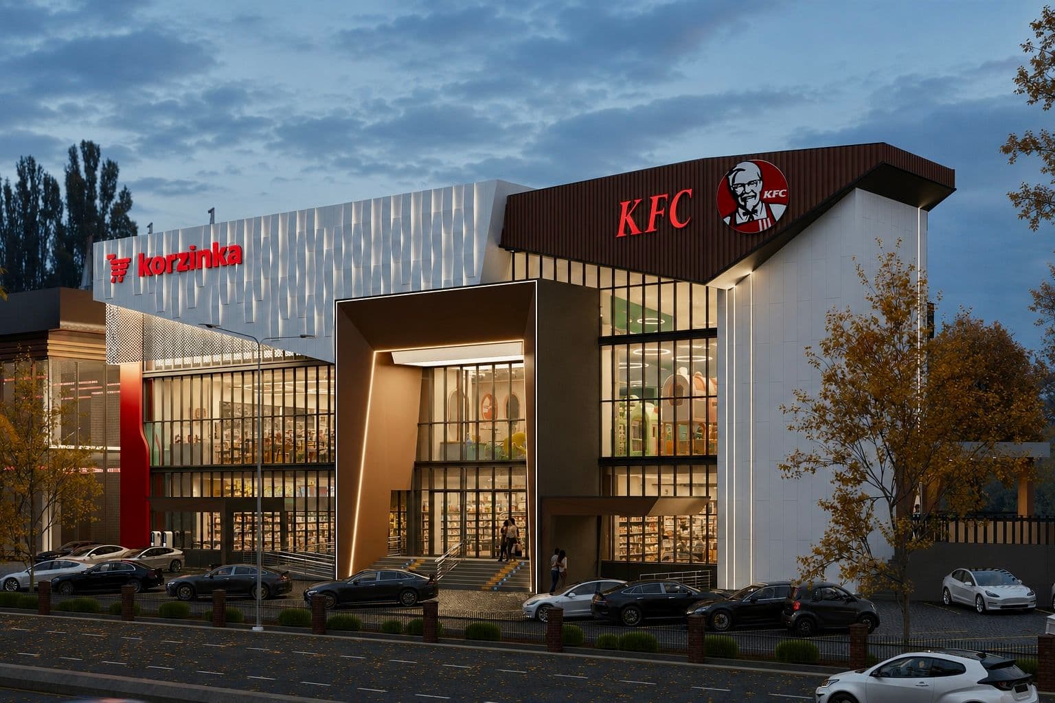 Korzinka & KFC Retail Complex
