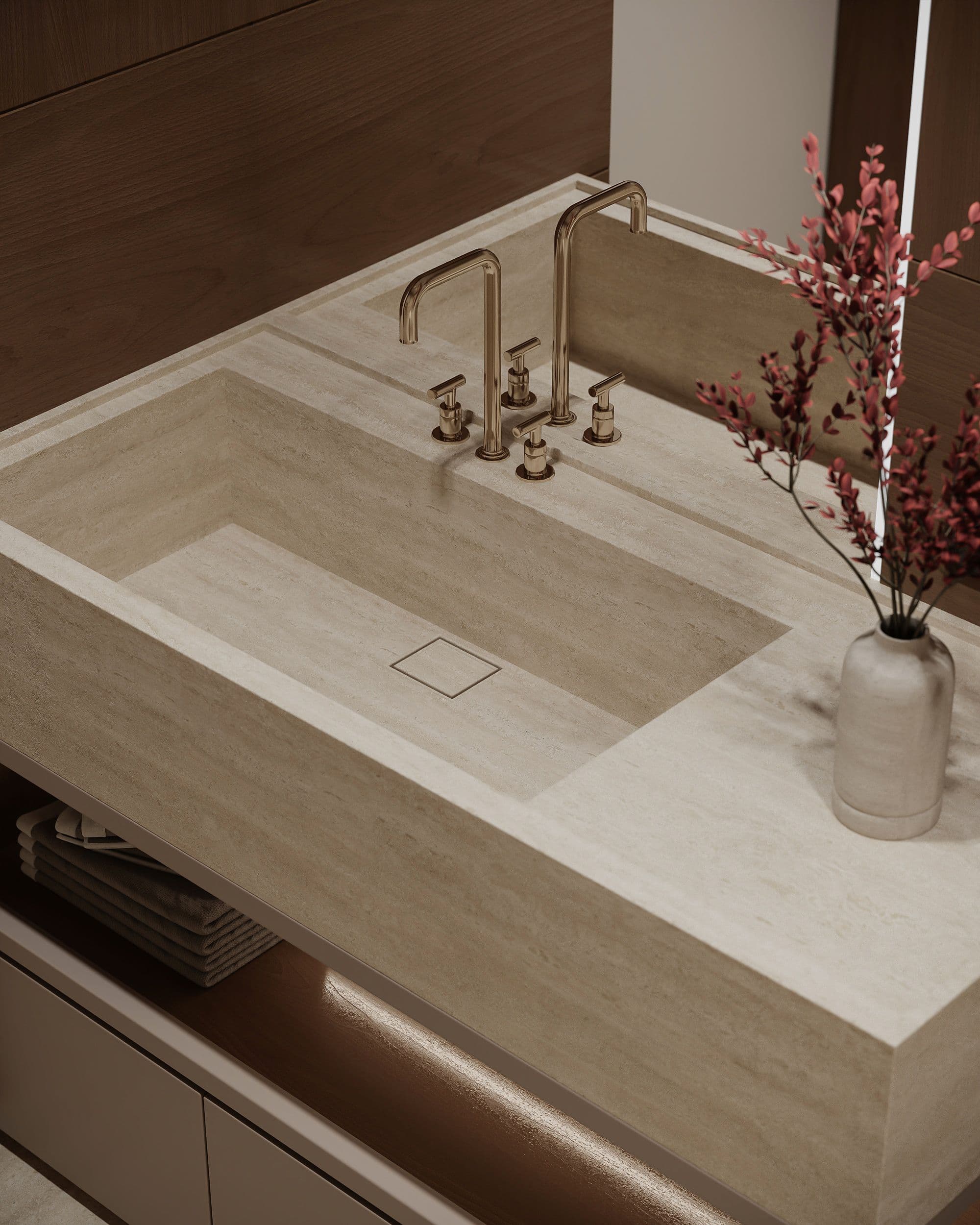 Master bathroom