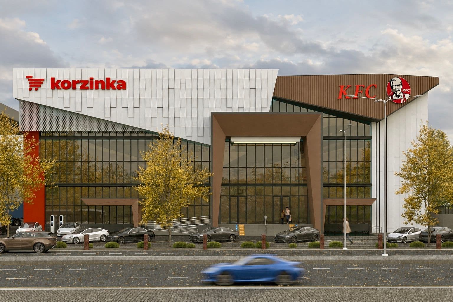 Korzinka & KFC Retail Complex